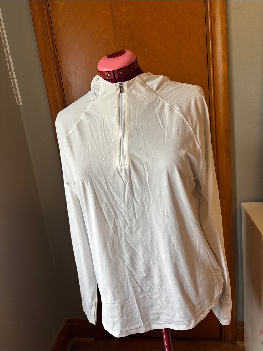 Athleta hooded quarter zip sun protection shirt